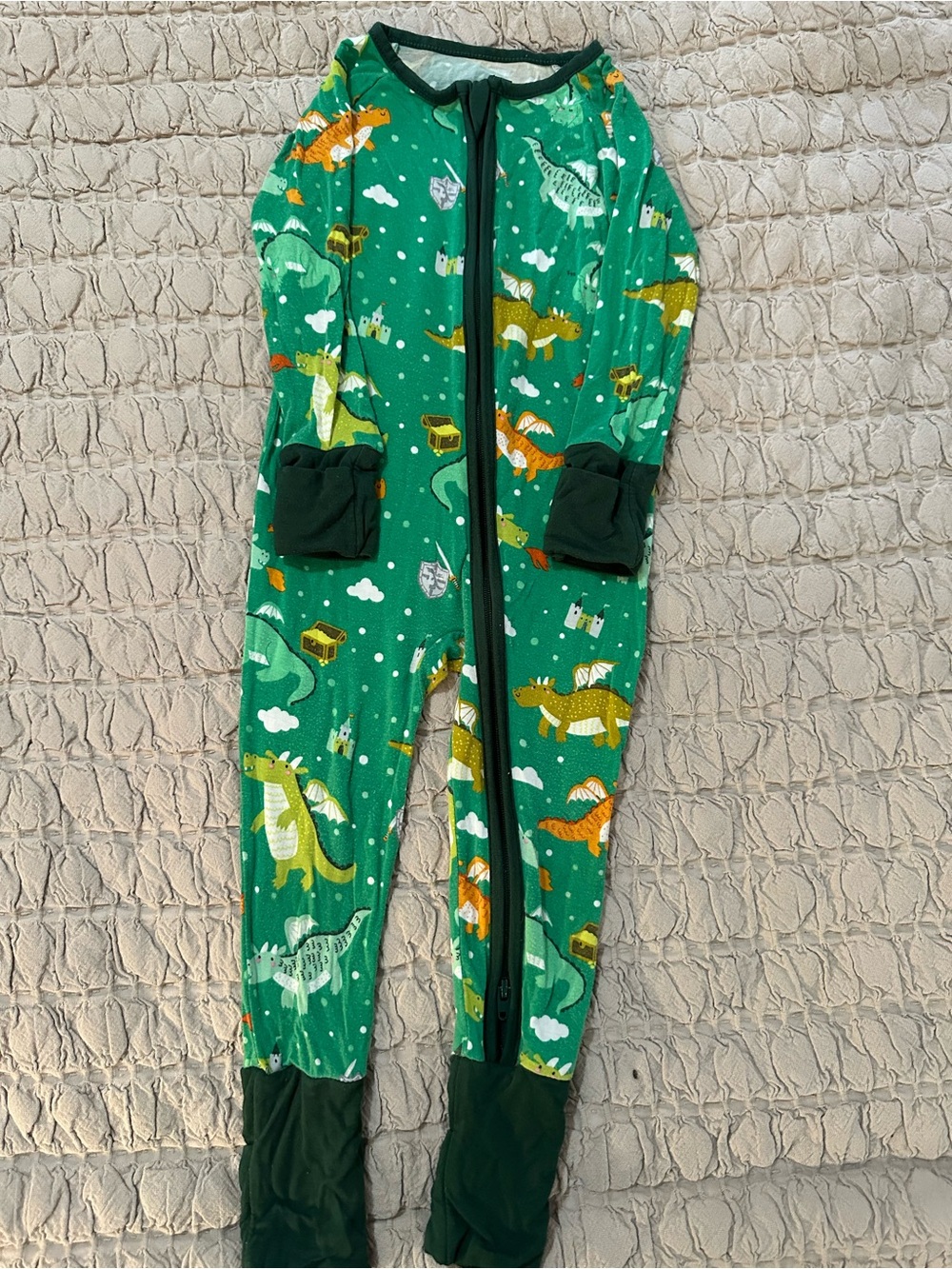 Little Sleepies OG Dragon Dreamland Zip Footie Pajamas
